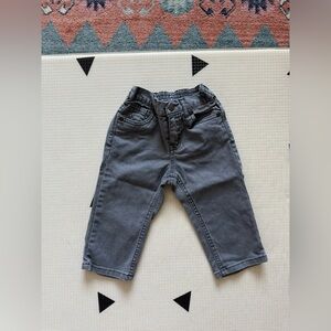 Cherokee|Baby boy/toddler dark gray denim jeans, Stylish Gray Kids Bottoms•18M
